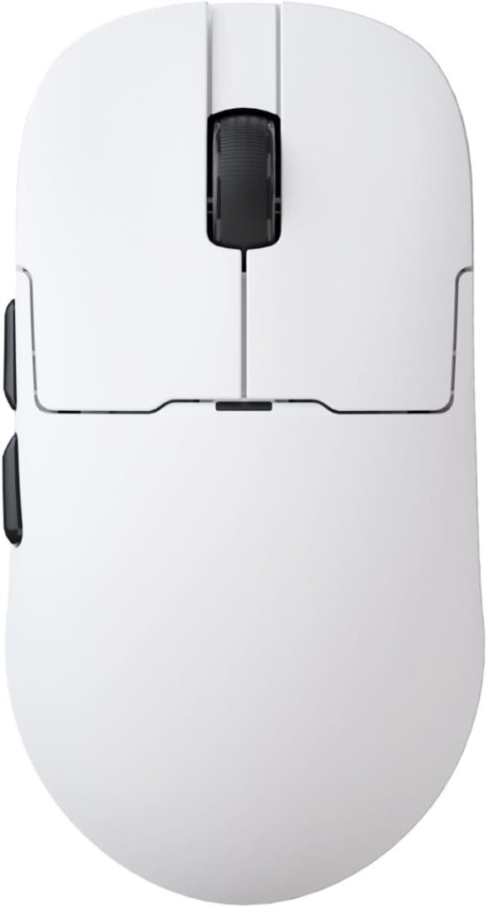 MAGIC-REFINER X AJAZZ AJ159 Souris De Jeu Sans Fil Souris De Jeu Pour PC Filaires 2.4G/USB - C, Souris Ordinateur Rechargeable, Capteur PAW3395, 6 DPI Réglable Jusqu'à 26000 pour PC/Mac - Blanc