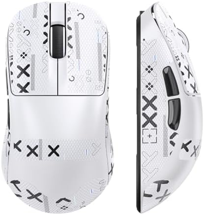 SOMIA MAGIC-REFINER AJ199 Souris De Jeu sans Fil Superlégère 49g avec Bande De Prise en Main, Capteur PAW3311, MCU BK3633, 24KDPI Réglable, 1KHz, BT/2.4G/Fil, 600mAh Rechargeable, pour PC/Win/Mac, Blanc - Image 2